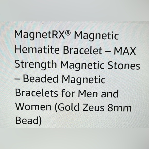 NWT MagnetiX Hematite Bracelet - Picture 7 of 9
